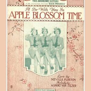 Albert Von Tilzer, I'll Be With You In Apple Blossom Time, Piano, Vocal & Guitar (Right-Hand Melody)