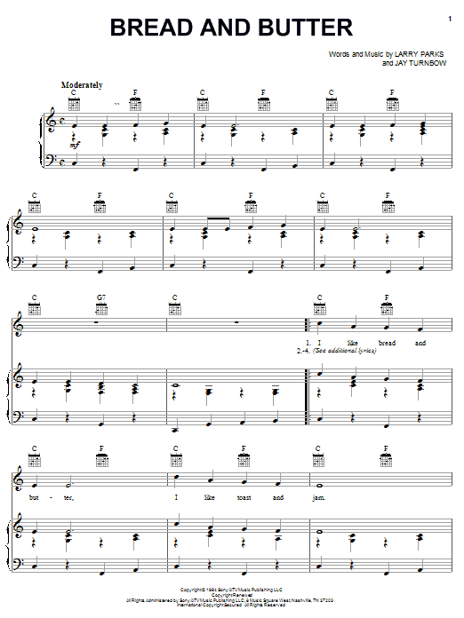 Newbeats Bread And Butter Sheet Music Notes & Chords for UkeBuddy - Download or Print PDF