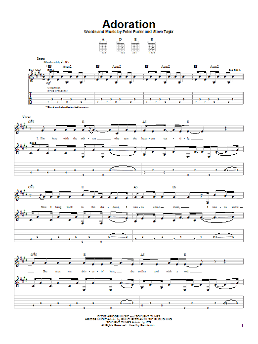 Newsboys Adoration Sheet Music Notes & Chords for Guitar Tab - Download or Print PDF Newsboys Adoration Sheet Music Notes & Chords for Guitar Tab - Download or Print PDF