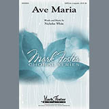 Download Nicholas White Ave Maria sheet music and printable PDF music notes
