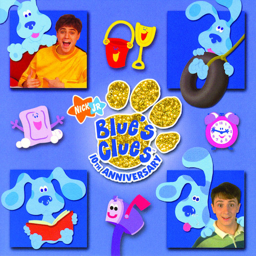 Nick Balaban, Blue's Clues Theme, Piano, Vocal & Guitar (Right-Hand Melody)