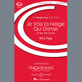 Download Nick Page Je Vois La Neige Qui Danse sheet music and printable PDF music notes