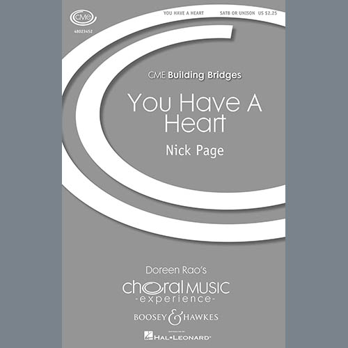 Nick Page, You Have A Heart, SATB Choir