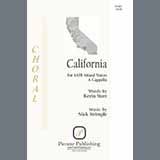 Download Nick Strimple California sheet music and printable PDF music notes