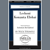 Download Nick Strimple Leshoni Konanta Elohai sheet music and printable PDF music notes