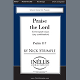 Download Nick Strimple Praise the Lord sheet music and printable PDF music notes