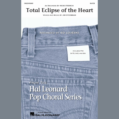 Nicki French, Total Eclipse Of The Heart (arr. Ed Lojeski), SAB Choir