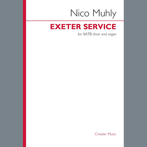 Nico Muhly, Exeter Service, SATB Choir
