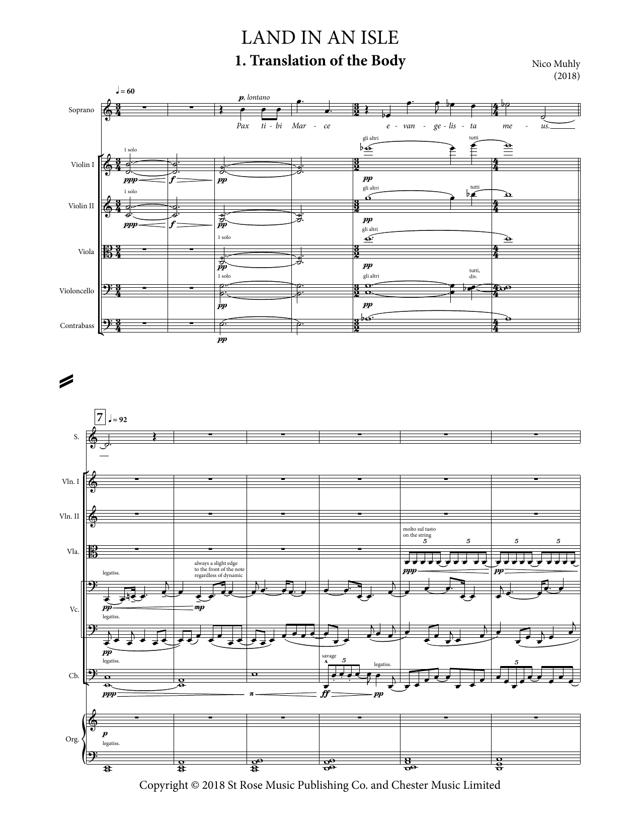 Nico Muhly Land In An Isle Sheet Music Notes & Chords for Percussion Ensemble - Download or Print PDF