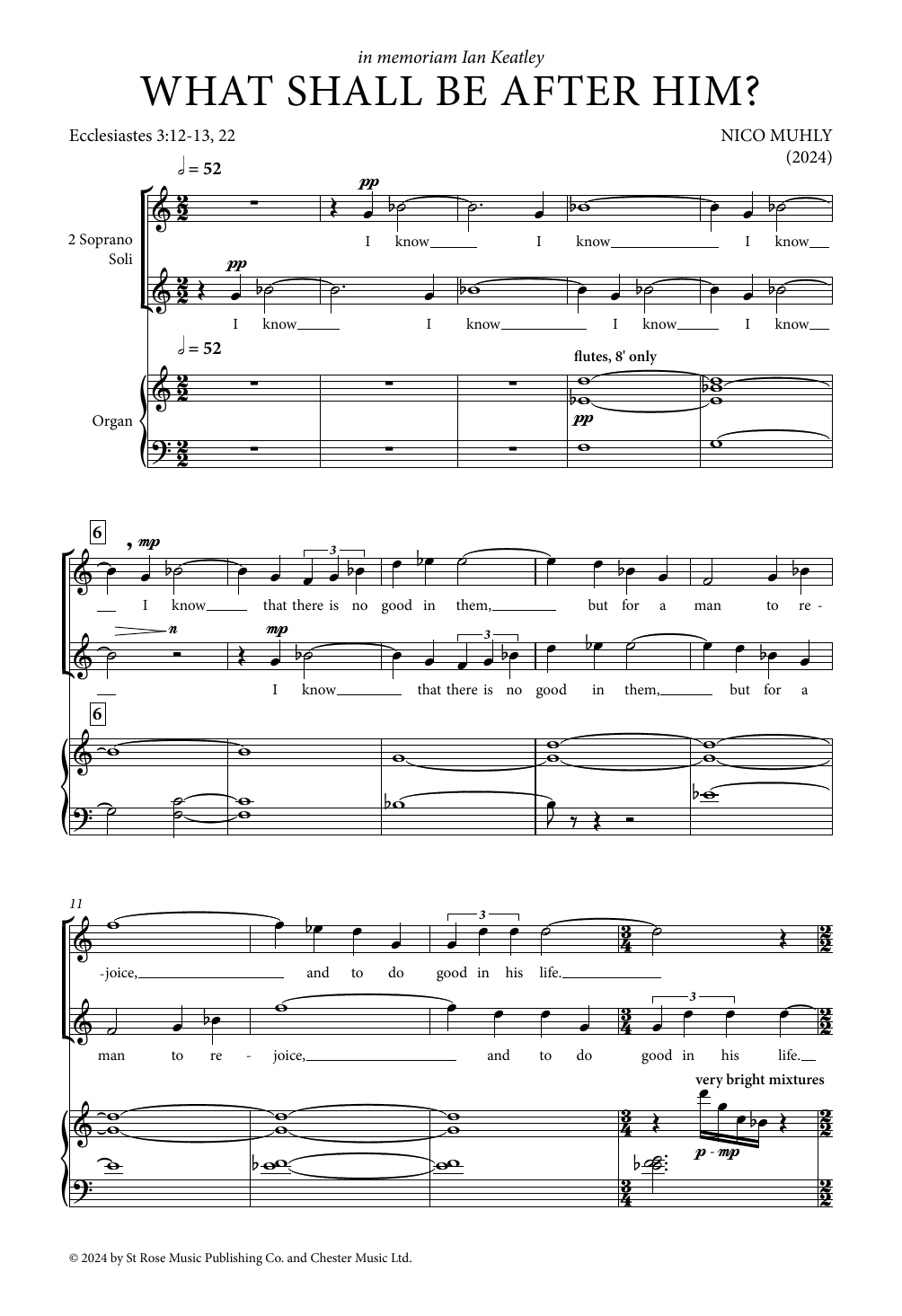 Nico Muhly What shall be after him? Sheet Music Notes & Chords for SATB Choir - Download or Print PDF Nico Muhly What shall be after him? Sheet Music Notes & Chords for SATB Choir - Download or Print PDF