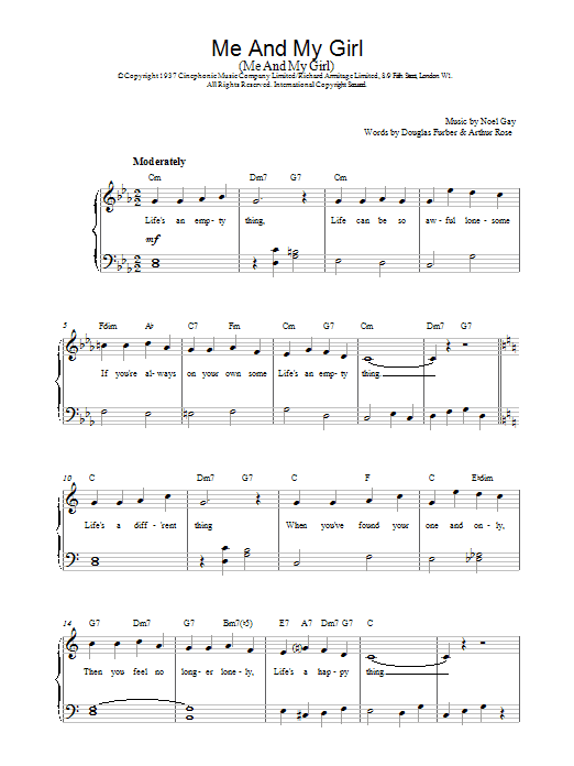 Noel Gay Me And My Girl Sheet Music Notes & Chords for Ukulele - Download or Print PDF