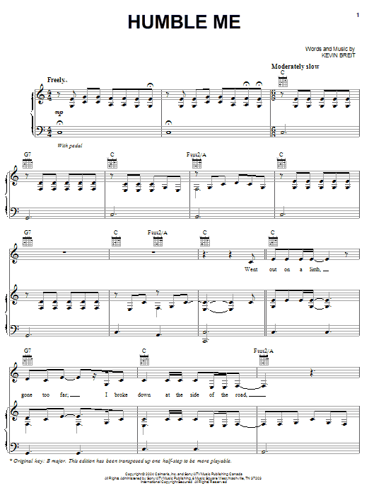 Norah Jones Humble Me Sheet Music Notes & Chords for Piano, Vocal & Guitar - Download or Print PDF