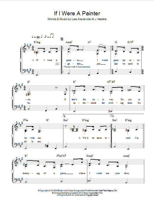 Norah Jones Painter Song Sheet Music Notes & Chords for Easy Piano - Download or Print PDF