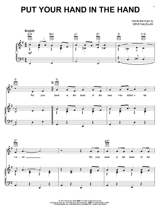 Ocean Put Your Hand In The Hand Sheet Music Notes & Chords for Viola - Download or Print PDF