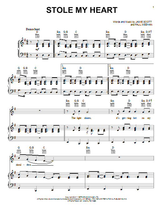 One Direction Stole My Heart Sheet Music Notes & Chords for Easy Piano - Download or Print PDF