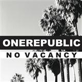 Download One Republic No Vacancy sheet music and printable PDF music notes