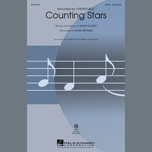 OneRepublic, Counting Stars (arr. Mark Brymer), SATB