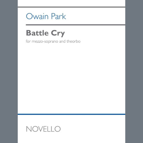 Owain Park, Battle Cry, Piano, Vocal & Guitar Chords (Right-Hand Melody)