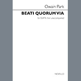 Download Owain Park Beati Quorum Via sheet music and printable PDF music notes