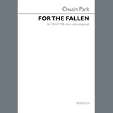 Download Owain Park For The Fallen sheet music and printable PDF music notes