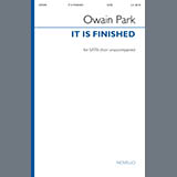 Download Owain Park It Is Finished sheet music and printable PDF music notes