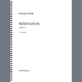 Download Owain Park Méditation sheet music and printable PDF music notes
