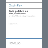 Download Owain Park Tota pulchra es (after Jean Mouton) sheet music and printable PDF music notes