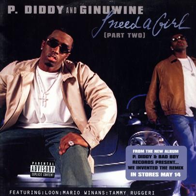 P. Diddy & Ginuwine feat. Loon,Mario Winans & Tammy Ruggieri, I Need A Girl (Part Two), Piano, Vocal & Guitar (Right-Hand Melody)