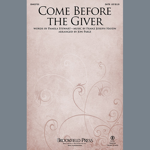 Pamela Stewart, Come Before The Giver (arr. Jon Paige), SATB Choir