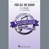 Download Paris Rutherford For All We Know sheet music and printable PDF music notes