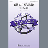 Download Paris Rutherford For All We Know sheet music and printable PDF music notes