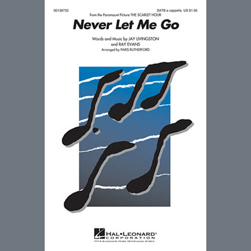 Dinah Washington, Never Let Me Go (arr. Paris Rutherford), SATB