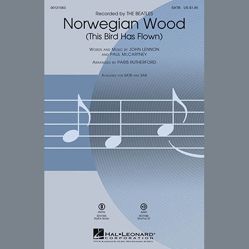 Paris Rutherford, Norwegian Wood (This Bird Has Flown), SATB