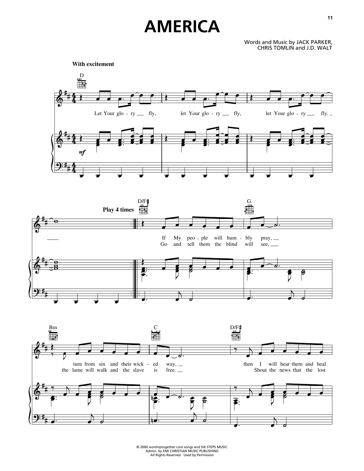 Passion America Sheet Music Notes & Chords for Piano, Vocal & Guitar Chords (Right-Hand Melody) - Download or Print PDF Passion America Sheet Music Notes & Chords for Piano, Vocal & Guitar Chords (Right-Hand Melody) - Download or Print PDF