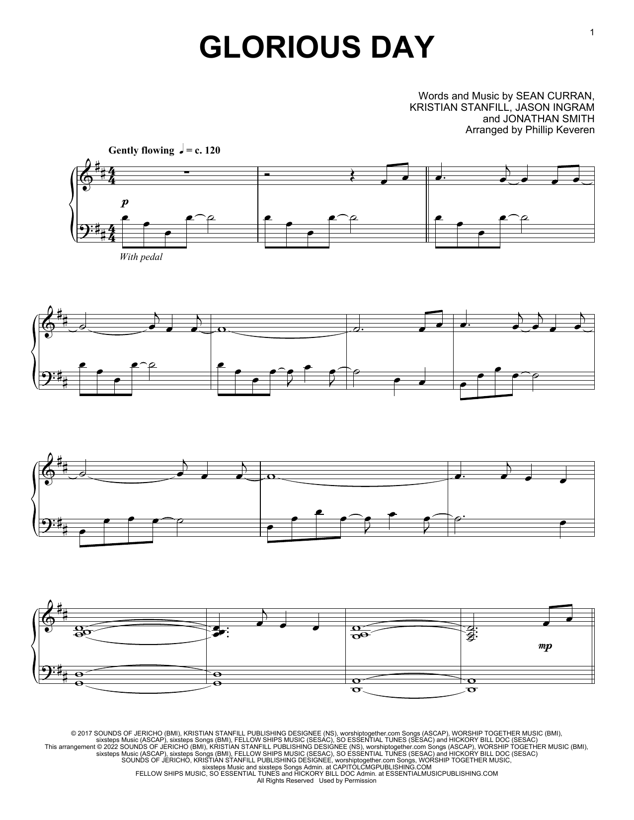 Passion Glorious Day (arr. Phillip Keveren) Sheet Music Notes & Chords for Piano Solo - Download or Print PDF