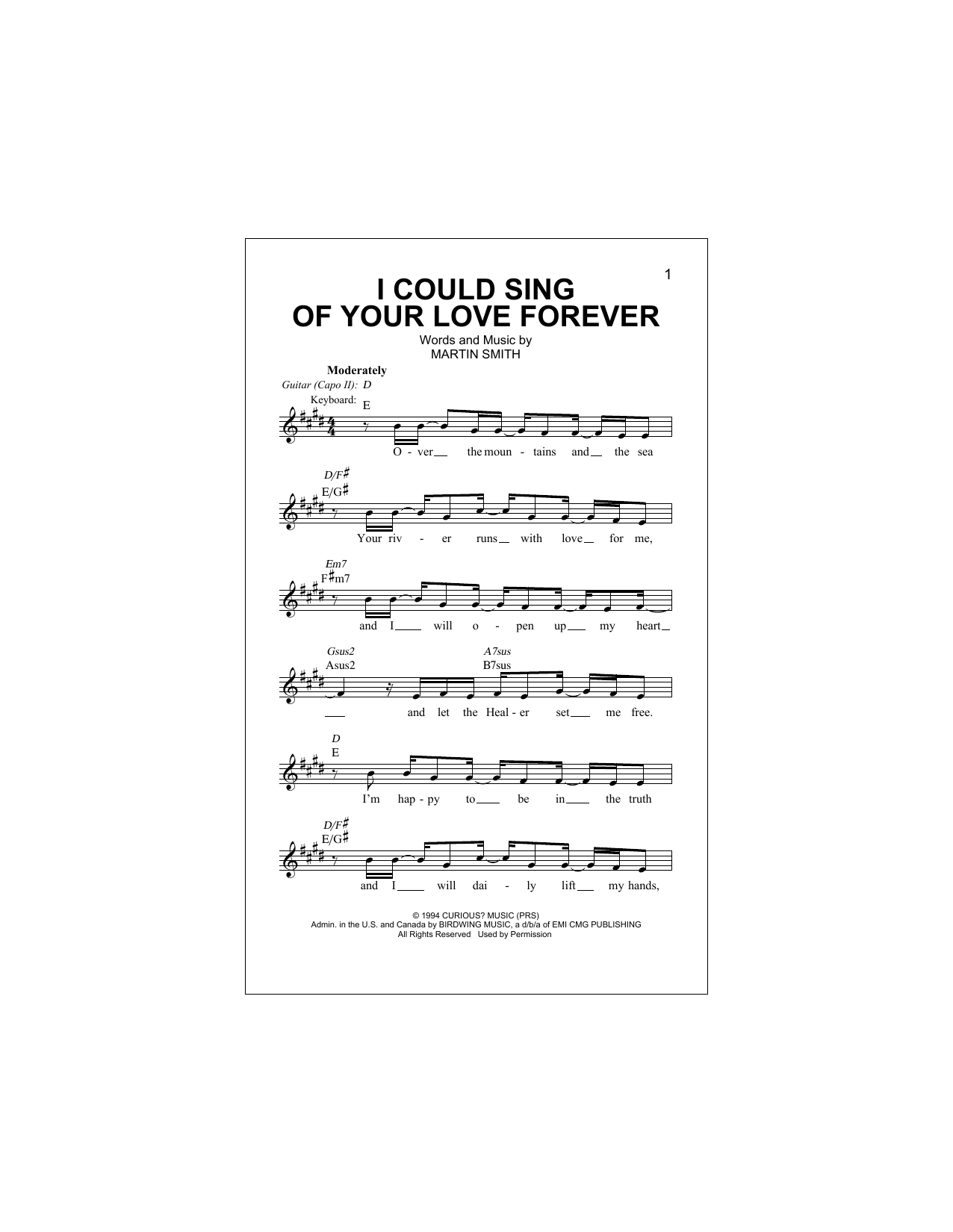 Passion I Could Sing Of Your Love Forever Sheet Music Notes & Chords for Ukulele - Download or Print PDF
