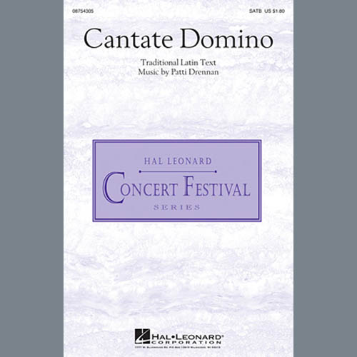 Patti Drennan, Cantate Domino, SATB