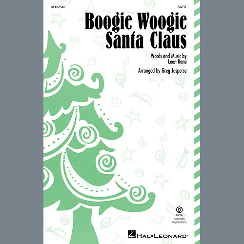 Patti Page, Boogie Woogie Santa Claus (arr. Greg Jasperse), SATB Choir