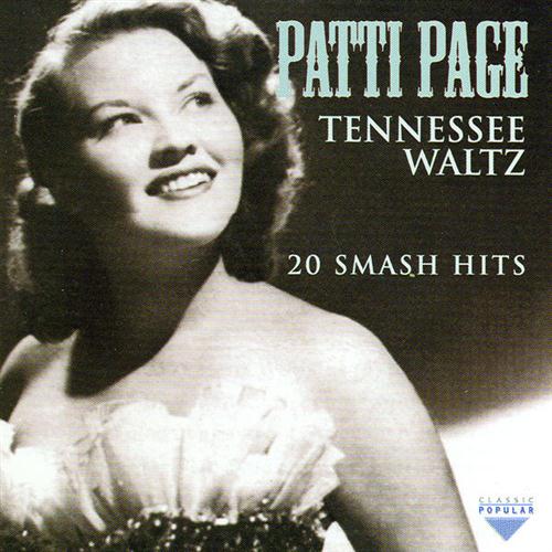 Patti Page, Tennessee Waltz, Piano, Vocal & Guitar (Right-Hand Melody)
