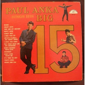 Paul Anka, Diana, Piano, Vocal & Guitar (Right-Hand Melody)