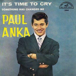 Paul Anka, Time To Cry, Piano, Vocal & Guitar (Right-Hand Melody)