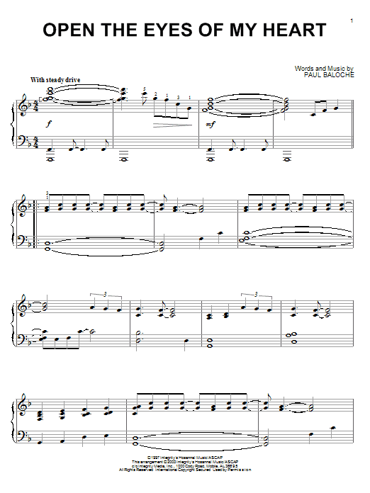 Paul Baloche Open The Eyes Of My Heart Sheet Music Notes & Chords for Ukulele - Download or Print PDF