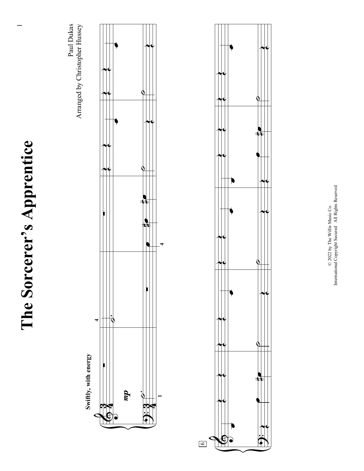 Paul Dukas The Sorcerer's Apprentice (arr. Christopher Hussey) Sheet Music Notes & Chords for Educational Piano - Download or Print PDF