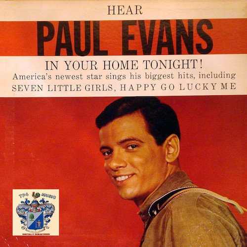 Paul Evans, (Seven Little Girls) Sitting In The Back Seat, Melody Line, Lyrics & Chords