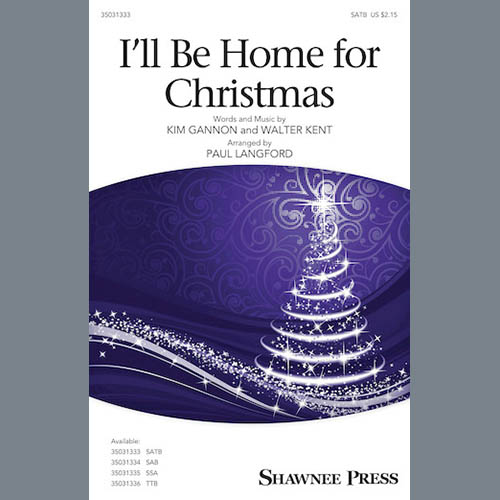 Paul Langford, I'll Be Home For Christmas, SATB