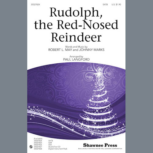 Paul Langford, Rudolph The Red-Nosed Reindeer, SATB
