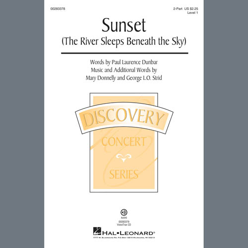 Paul Laurence Dunbar, Sunset (The River Sleeps Beneath The Sky), 2-Part Choir