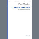 Download Paul Mealor O Beata Trinitas sheet music and printable PDF music notes