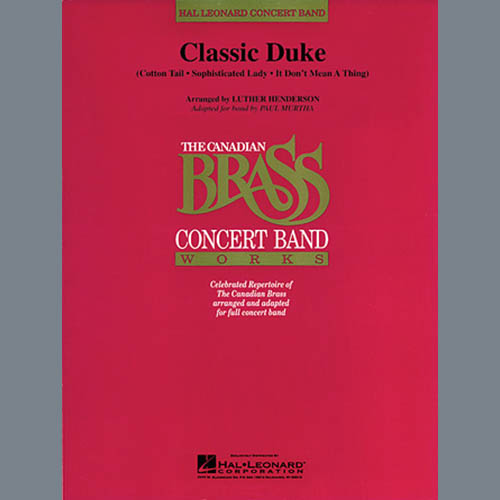 Paul Murtha, Classic Duke - Bb Bass Clarinet, Concert Band
