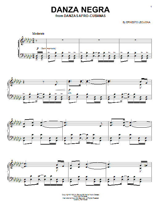 Paul Posnak Danza Negra Sheet Music Notes & Chords for Piano & Vocal - Download or Print PDF Paul Posnak Danza Negra Sheet Music Notes & Chords for Piano & Vocal - Download or Print PDF